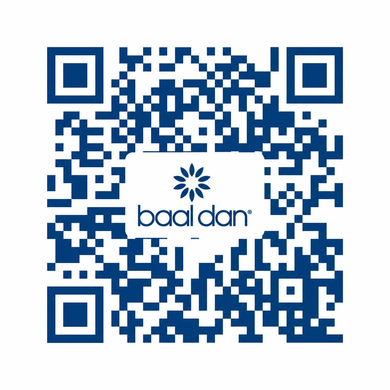 QR code for donating to Baal Dan Charities