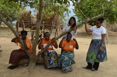 Tanya Pinto during a World Vision field assignment in Malawi