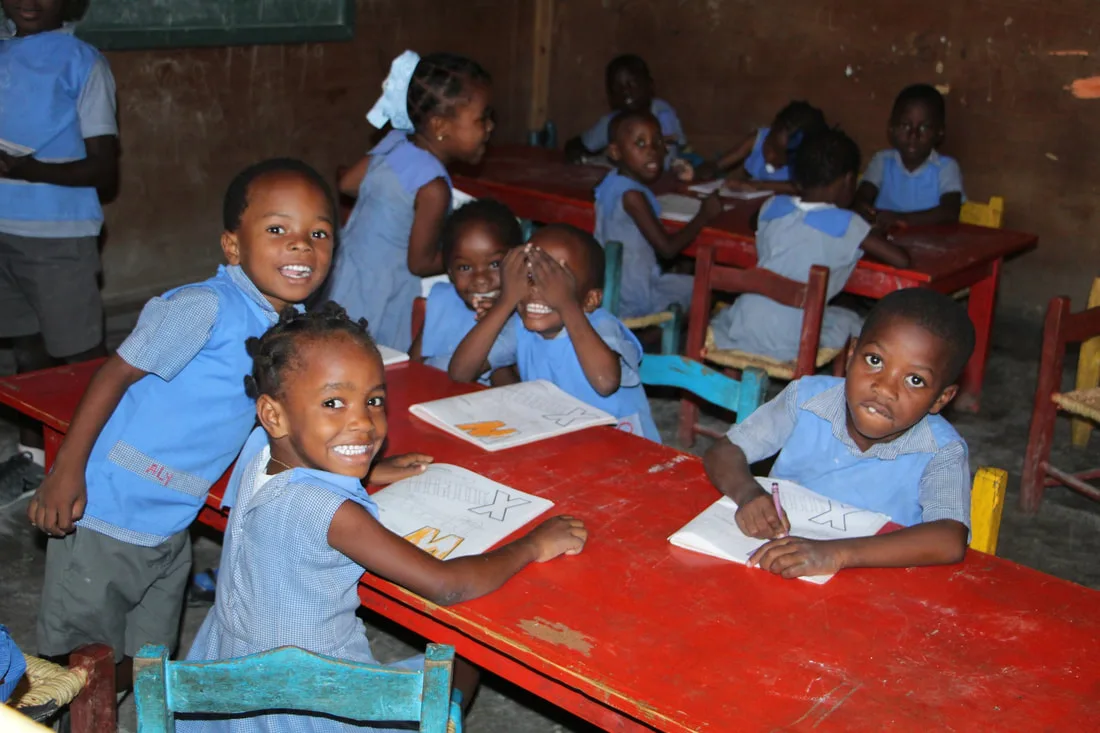 Children supported by HaitiChildren in Haiti
